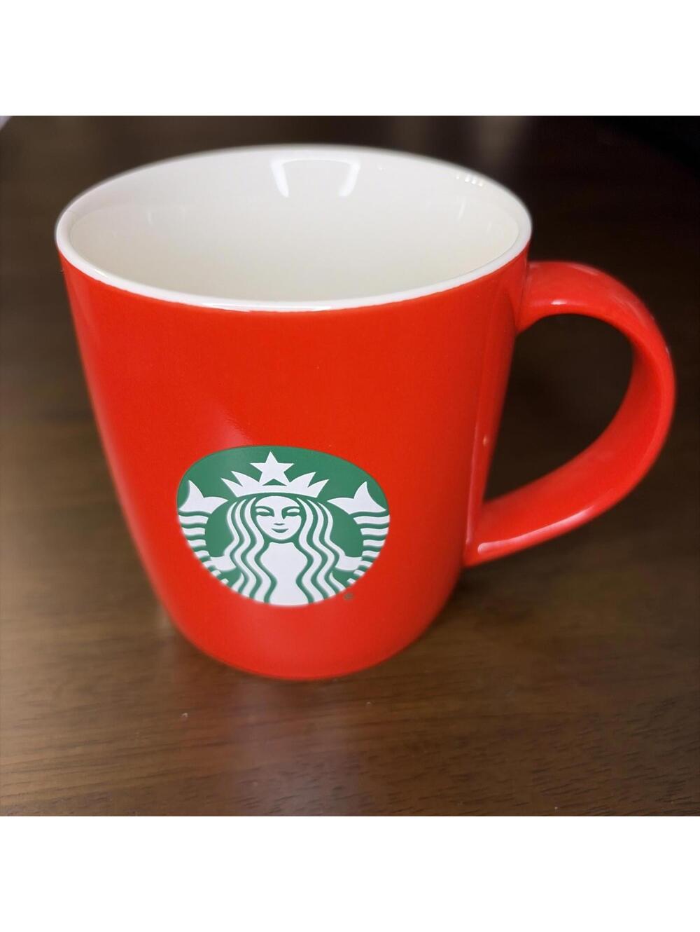 STARBUCKS Coffee Mug 11oz Classic Bold Red Cozy Festive Minimalist Timeless Logo